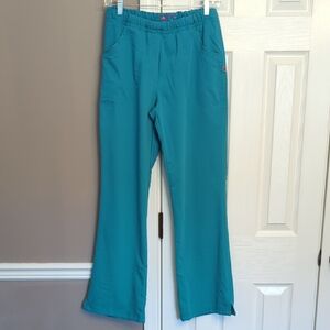 Urbane Ultimate Teal Scrub Pants Women's Size Small